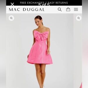 Mac Duggal Vibrant Pink Dress